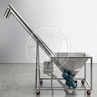 Nuevo Sistema Elevador de Tornillo Industrial, Elevador de Coseles de Acero Inoxidable 201 y Acero al Carbono, 220-380V, Personalización de Fábrica, Alimentación de Granos