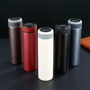 2024 Arrivals Christmas Verified Suppliers Of Smart Thermos 500ml Smart Digital Thermos Cup Water Bottle Thermo Electronic