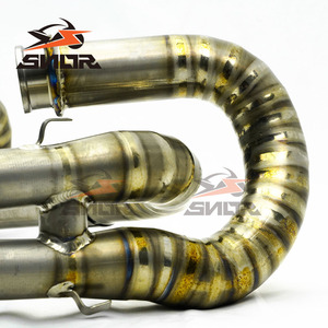 SNOR gros tuyaux d'échappement <span class=keywords><strong>Motocross</strong></span> échappement adapté pour <span class=keywords><strong>Triumph</strong></span> SCRAMBLER 1200 WE avant milieu fin - Product Image 5