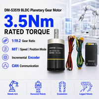 Moteur à engrenages planétaires BLDC Foxtech DAMIAO DM-S3519 à couple élevé 3,5 Nm, bus CAN, alimentation large, pour actionneur de robot industriel léger