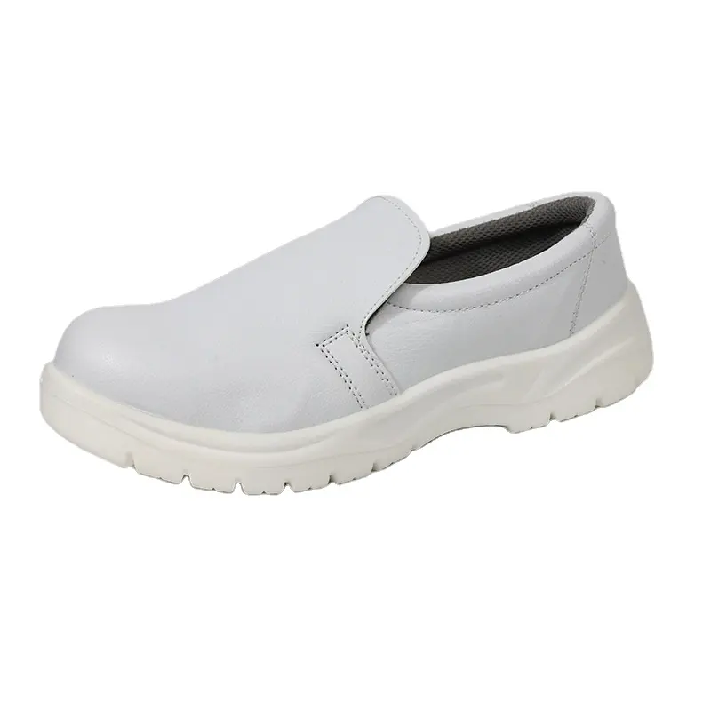 Factory workshop breathable Cleanroom ESD Antistatic White Steel Toe Breathable Safety Shoe ESD Anti-static Shoes