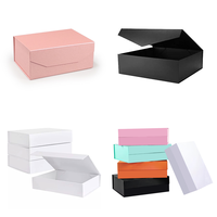 Caja de regalo magnética personalizada de lujo Embalaje del fabricante con revestimiento UV de laminación mate en relieve para presentación Premium
