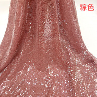 Vêtements de broderie de mode 5mm tissu de paillettes nues à rayures droites transparentes plates
