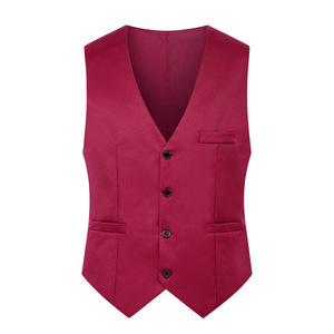 Gilets de costume pour hommes de haute qualité, coupe ajustée, veste <span class=keywords><strong>sans</strong></span> manches pour <span class=keywords><strong>homme</strong></span>, gilet <span class=keywords><strong>homme</strong></span>, décontracté, formel, veste de costume - Product Image 4