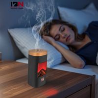 Nouveau brûleur d'encens électronique en alliage d'aluminium du Moyen-Orient de la marque IBN, pour usage domestique, grande capacité, diffuseur de Bukhoor entièrement automatique