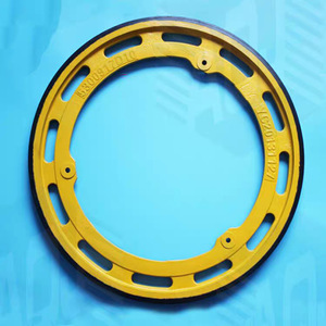 Shanghai Zhongye Escalator Friction Wheel 497*30 Aluminium Construction <b>Elevator</b> <b>Part</b> Pulling Type Industrial Design - Product Image 2