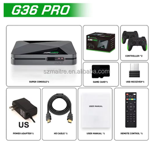 G36 Pro 4K TV Stick Android 9.0/EmuELEC4.3 Sistema Dual Compatible con 2 Jugadores 64GB Videojuegos Retro Salida de TV Consolas de Videojuegos - Product Image 6