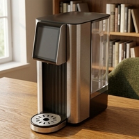 Chauffe-eau de bureau 2,5 L intelligent avec contrôle tactile LED, distributeur d'eau chaude instantanée électrique pour usage domestique