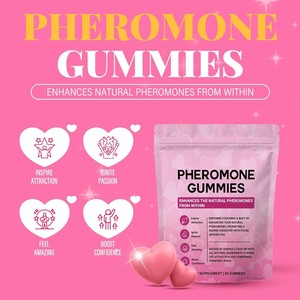 Caramelle Gommose ai Feromoni per Aumentare l'Attrazione e la Sicurezza in Sé Stesse, Supporto Naturale per l'<span class=keywords><strong>Amore</strong></span>, la Chimica e l'Umore, Supporto Immunitario, Purezza al 99% per Donne - Product Image 6