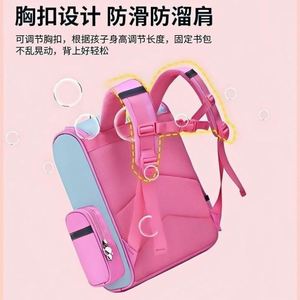 <b>Unicorn</b> Primary School Student's Schoolbag Boys Girls 1-6 Grade Large Capacity Children's Lightweight Cartoon <b>Backpack</b> - Product Image 3