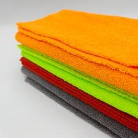 En gros, Chiffons de nettoyage en microfibre nano sans ourlet, polyvalents pour le nettoyage automobile, 350 g/m²