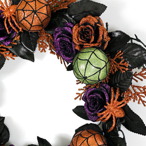 Guirnalda <span class=keywords><strong>de</strong></span> Halloween hecha a mano con telaraña y ramas secas, adorno colgante para fiestas <span class=keywords><strong>de</strong></span> Halloween, nueva guirnalda <span class=keywords><strong>de</strong></span> Halloween - Product Image 3