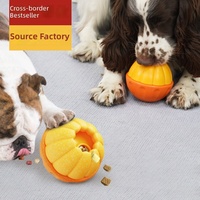 Nouveauté - Best-seller - Jouet à mâcher pour chien en forme de balle orange, écologique, durable, design tendance, remplissable pour la distribution d'aliments humides