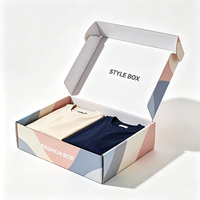 Boîtes d'expédition en carton ondulé personnalisées Ching TA avec gaufrage et doublure en mousse, emballage durable pour vêtements et chaussures
