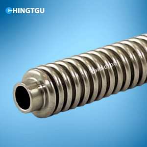 Fuelle de vacío flexible de acero inoxidable con brida pequeña Diseño de pared delgada para aplicaciones Uhv - Product Image 4