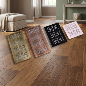 Decorative Laser Cut Aluminum HVAC Register <b>Cover</b> Vent Grille Modern Eco-Friendly Durable <b>Rectangular</b> Home Furniture Kitchen - Product Image 3