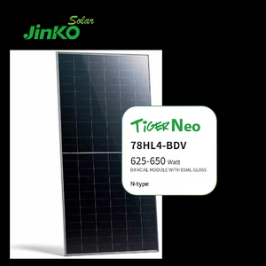Paneles Solares Monocristalinos Tiger Neo 72HL4-(V) Tipo N Bifaciales de Doble Vidrio con Marco Plateado de 580-605W, Nivel 1, 22.45% de Eficiencia - Product Image 1