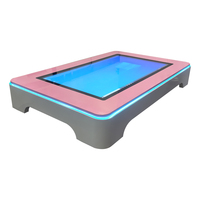 Table tactile 43 pouces pour l'éducation, bureau de jeu intelligent pour enfants avec lumières LED