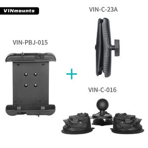 Support de tablette universel pour voiture VINmounts 8 pouces, ventouse pour tableau de bord et pare-brise, rotation à 360° °   Support d'affichage réglable pour véhicule - Product Image 6
