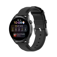 Bracelet en cuir 20mm 22mm, pour Samsung Active 2 40mm/44mm Gear S3 46mm, pour Huawei Watch GT2, Galaxy Watch 4/Classic/3