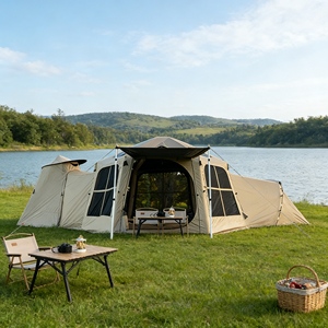 Tenda Automatica Esagonale di Alta Qualità, Impermeabile, Stabile e Robusta, Tenda Pop-up Automatica per <span class=keywords><strong>Campeggio</strong></span> Permanente, Direttamente dalla Fabbrica - Product Image 1