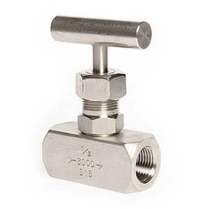 เข็มเหล็กคาร์บอน NPT ขนาด 1/2 นิ้ว แบบฟอร์จ ทนแรงดันน้ำมัน 6000 PSI โครงสร้างแบบมุมเอียง - Product Image 2