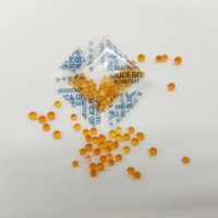 Indicateur de couleur blanc orange, gel de silice de qualité alimentaire, déshydratant, sachet absorbant l'humidité pour la fraîcheur des produits