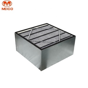 Hóa Chất <span class=keywords><strong>HEPA</strong></span> lọc sâu pleat lọc sợi tổng hợp khung nhôm xếp li hộp Bộ lọc không khí làm sạch không khí thiết bị - Product Image 3