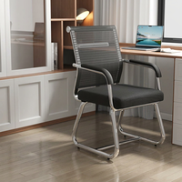 Chaise de conférence en maille confortable de haute qualité, mobilier de bureau, chaise de bureau ergonomique pour les immeubles de bureaux