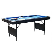 Table de billard pliable de 6 pieds, prix de gros, pour économiser de l'espace, utilisé dans le Bar de Club et la famille