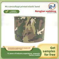 Sangle de sac tactique anti-infrarouge élastique imprimée camouflage tout-terrain MC, en stock chez le fabricant, pour équipement extérieur, 7 jours