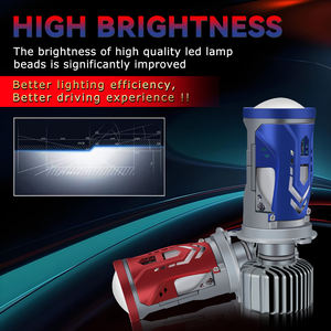 Nouvelle ampoule de phare LED H4 à lentille 100W 12V 6000K 10000 Lumens Super Lumineuse pour Voitures, Motos et Camions, Modèle Y11 - Product Image 5