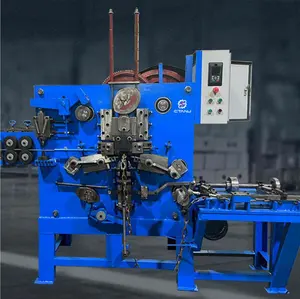 Machine de fabrication de chaîne automatique en acier, pliage, 4-6mm, G30 maillons