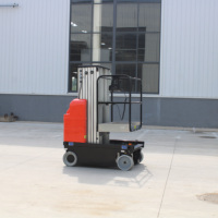 P-1006 Fournisseur de premier plan Plateforme élévatrice verticale sur chenilles 8-20m Moteur diesel Transmission hydraulique Capacité de charge 200kg