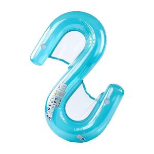 Flotador Inflable para Piscina Marazual en Forma de S para <span class=keywords><strong>2</strong></span> Personas, Hamaca de Malla con Portavasos para Vacaciones de Verano en la Playa - Product Image 2