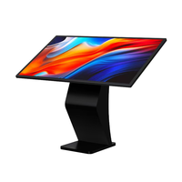 Kiosco Interactivo Inteligente con Pantalla Táctil LCD Digital, Tipo Tótem, de Pie, para Autoservicio en Restaurantes y Supermercados