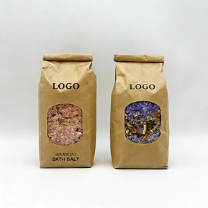 <span class=keywords><strong>Sel</strong></span> de Bain Naturel à l'Huile Essentielle de Lavande et aux Pétales, Aromathérapie, 100g, Relaxation, Régénération de la Peau, Marque Privée - Product Image 1