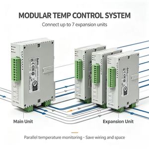 Contrôleur de température sur rail DIN Delta DTC1000L 24VDC, sortie 0-10V, RS-485 Modbus PID pour four et CVC - Product Image 3