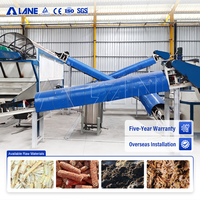 LANE Fruit Schil Afval Landbouwafval Aerobe Fermentatie Organische Meststof Compost Productielijn Op Maat Gemaakt Installatie