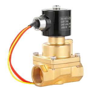 用于DC12V 24V AC110V/220V-240V的<span class=keywords><strong>2</strong></span>路PS高温1/4in-2in电动蒸汽电磁阀 - Product Image 1