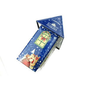 <span class=keywords><strong>Casa</strong></span> di alta qualità a forma di biscotto vuota scatola di latta regalo di natale per biscotti caramella di imballaggio - Product Image 2