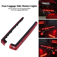 Lumière LED pour panneau latéral de coffre de moto Tour Pack pour Harley Touring Road King Road Street Glide FLTRX 2006-23