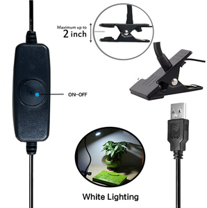 Mini cổng USB powered 360 độ cổ ngỗng linh hoạt cổ cuốn sách đọc sách ánh sáng ban đêm Clip đèn bàn với kẹp để làm việc nghiên cứu - Product Image 5