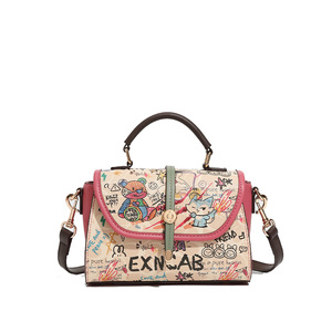 Borsa a Tracolla Vintage da Donna Personalizzabile con Logo, Borsa Elegante Stampata, Borsa a Tracolla di Tendenza, <span class=keywords><strong>Borse</strong></span> a Tracolla di <span class=keywords><strong>Lusso</strong></span> per Donne in Offerta - Product Image 1