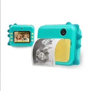 Sofort druck kamera Kinder kamera 1080P 2,4-Zoll-Bildschirm Digitale Kinder videokamera thermisch mit Digital zoom IPS-Kamera