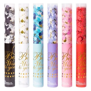 Nuova Cannella Sparacoriandoli in PVC Trasparente con Paillettes Rotonde Colorate, Lussuosa Sparacoriandoli Portatile per Feste con Coriandoli Ricchi, Effetto Visivo Eccezionale - Product Image 1