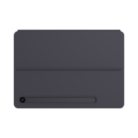 Tab S10 FE için deri kitap kılıfı TPU klavye durumda/S9/S9FE 10.9 inç Windows siyah/gri eğitim kullanımı