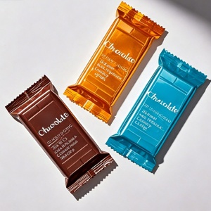 Emballage alimentaire personnalisé en plastique, aluminium, mylar, pour barres énergétiques, chocolat, noix, protéines, sachet de collation, sachet oreiller - Product Image 3