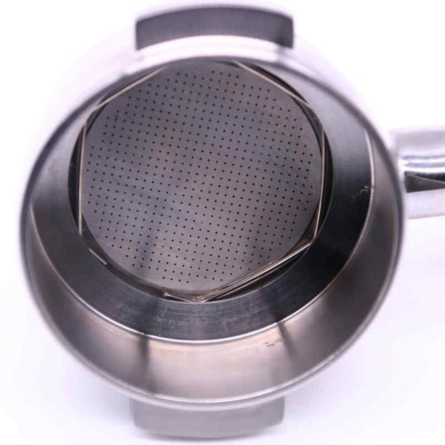 Stainless Steel Bottomless Portafilter Professional Espresso Coffee Machine Wooden Handle Professional Accessory