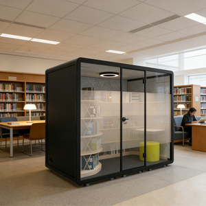 Cabinas Acústicas para Gimnasio, Módulos Insonorizados de Montaje Rápido, Cabinas de Oficina, Cabinas de Trabajo con Privacidad, Cabinas de Reuniones, Cabinas Insonorizadas - Product Image 2